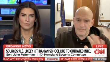 watch:-sen.-john-fetterman-blasts-left-wing-media-for-iran-war-spin-—-calls-out-cnn’s-kaitlan-collins-to-her-face:-‘you-don’t-have-to-cut-me-off-here’