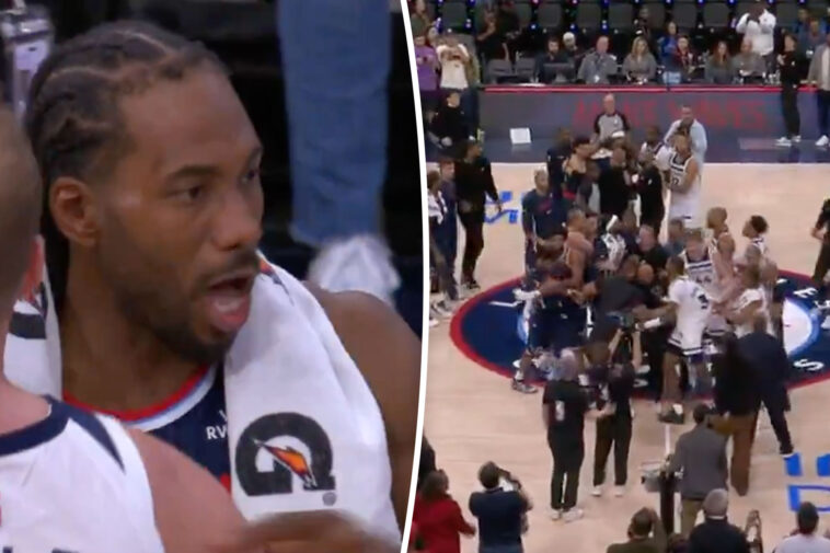 kawhi-leonard-has-hilarious-reaction-to-postgame-brawl:-‘hey,-a-fight’