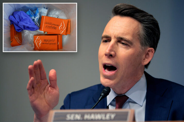 hawley-rolls-out-bill-to-nix-fda-approval-for-mifepristone,-used-for-almost-two-thirds-of-us-abortions
