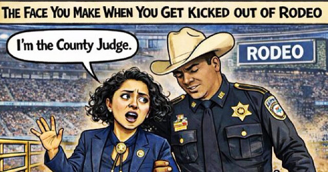 entitled-texas-democrat-tossed-out-of-houston-rodeo-for-ignoring-rules,-posts-whining-complaint-online