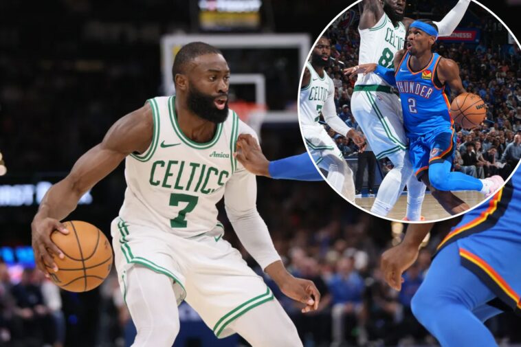 celtics’-jaylen-brown-bemoans-nba’s-‘foul-baiting’-problem-after-loss-to-thunder