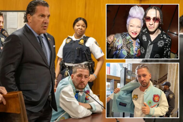 cyndi-lauper’s-troubled-son-brags-about-$10k-louis-vuitton-jacket-as-he-learns-his-fate-after-finally-admitting-to-gun-charge