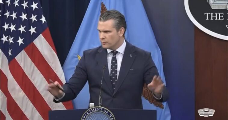 (video)-war-sec-pete-hegseth-asked-about-tucker-carlson’s-criticism-of-war-in-iran