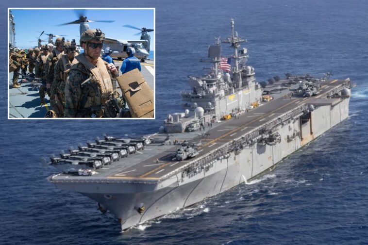 pentagon-sending-assault-ship,-at-least-2,500-marines-toward-iran-as-us-works-to-reopen-strait-of-hormuz-while-oil-prices-spike