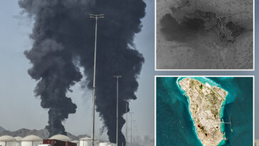 first-images-reveal-strike-that-‘obliterated’-iran’s-military-stash-on-vital-oil-island