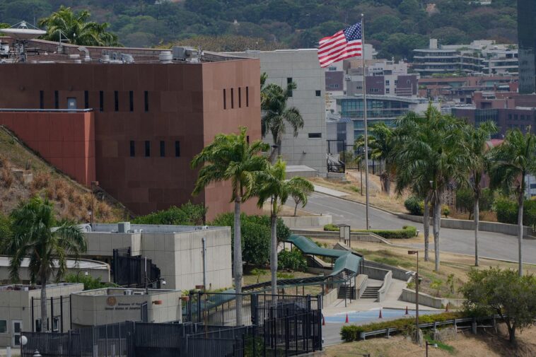 american-flag-raised-at-us-embassy-in-venezuela-for-the-1st-time-since-2019