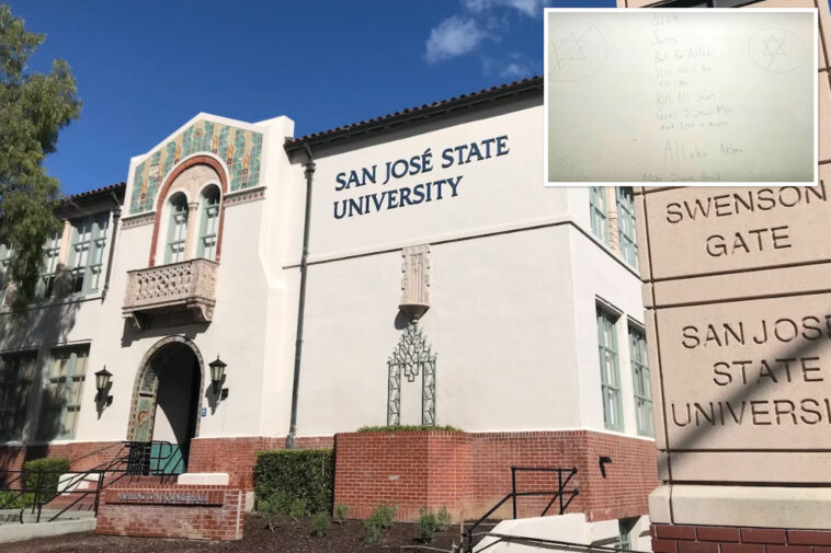 chilling-graffiti-at-san-jose-state-calls-for-‘eradication-of-jews,’-tells-students-to-‘make-osama-proud’
