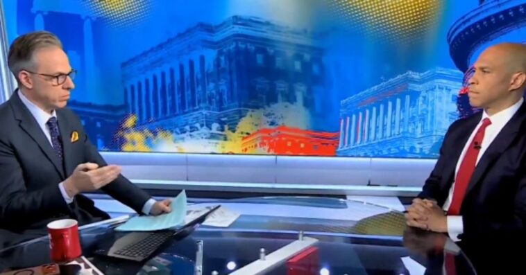 wow:-cnn’s-jake-tapper-calls-out-democrats-for-being-responsible-for-dhs-shutdown-during-interview-with-cory-booker-(video)