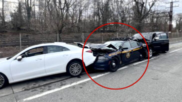 nys-trooper-injured-as-chain-reaction-crash-squashes-police-car:-cops