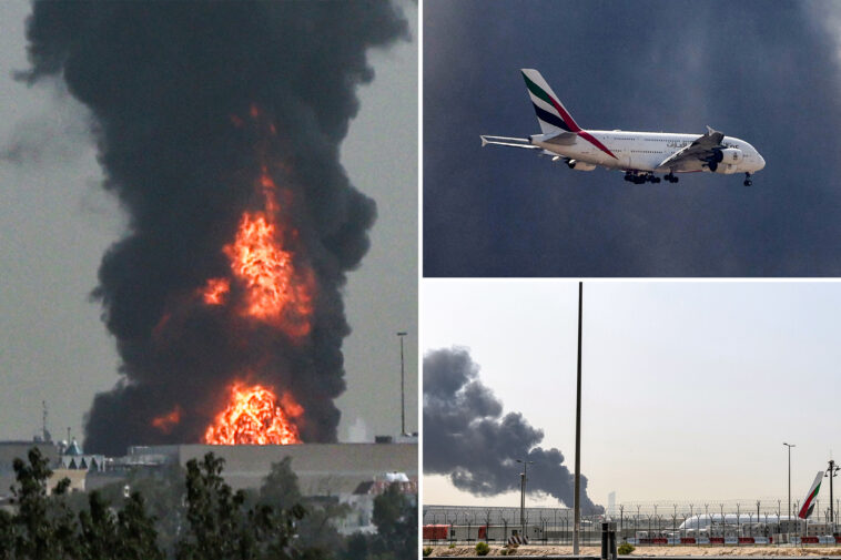 iranian-drone-strike-takes-out-fuel-tank-at-dubai-airport,-temporarily-halting-flights
