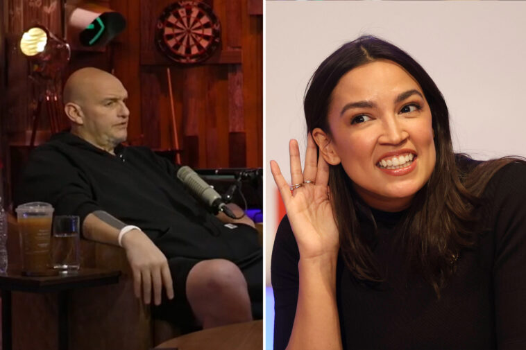 fetterman-trashes-‘ignorant’-aoc’s-‘tone-deaf’-views-on-israel-—-and-predicts-she-won’t-challenge-schumer