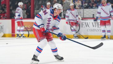 gabe-perreault-reacts-to-move-down-to-rangers’-second-power-play-unit