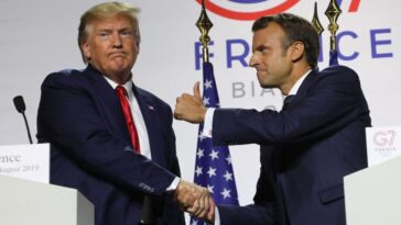 ‘not-perfect,-but-it’s-france’:-trump-uses-french-reporter’s-question-to-jab-at-macron