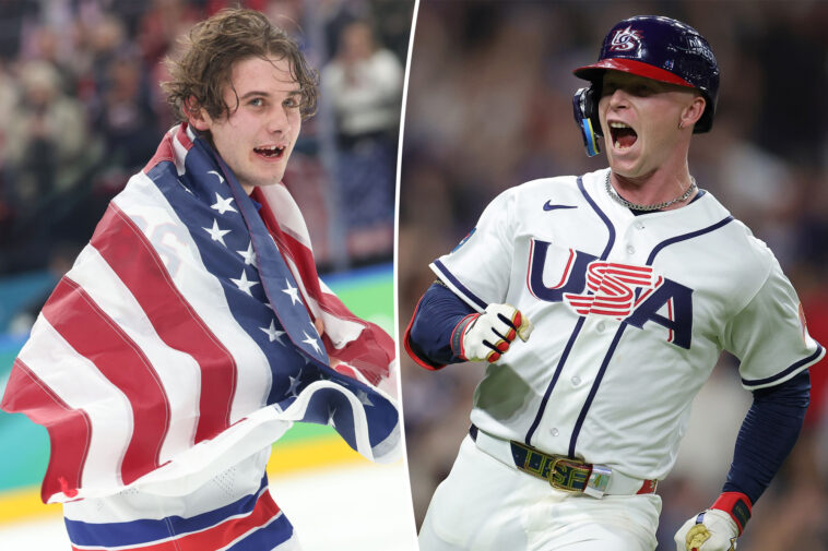 team-usa-wears-game-worn-olympic-hockey-gold-medal-sweaters-ahead-of-wbc-championship-game