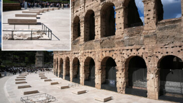 rome’s-colosseum-get-a-facelift-that-recreates-ancient-columns-from-2,000-years-ago