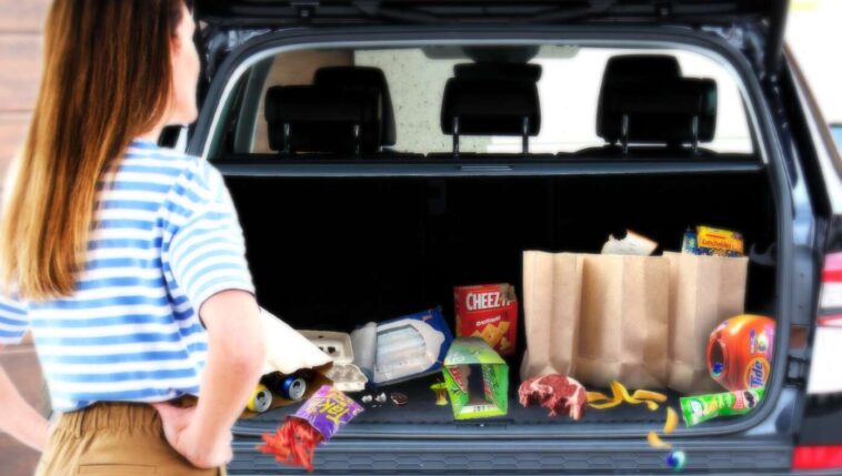 mom-frustrated-as-kids-once-again-devour-groceries-before-getting-home-from-store