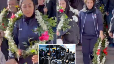 iranian-women’s-soccer-players-look-terrified-as-they-are-greeted-back-home-by-officials-after-being-branded-‘traitors’