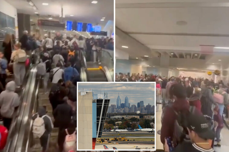 video-captures-philadelphia-airport-chaos-as-hundreds-of-passengers-crowd-terminal-after-security-checkpoints-close