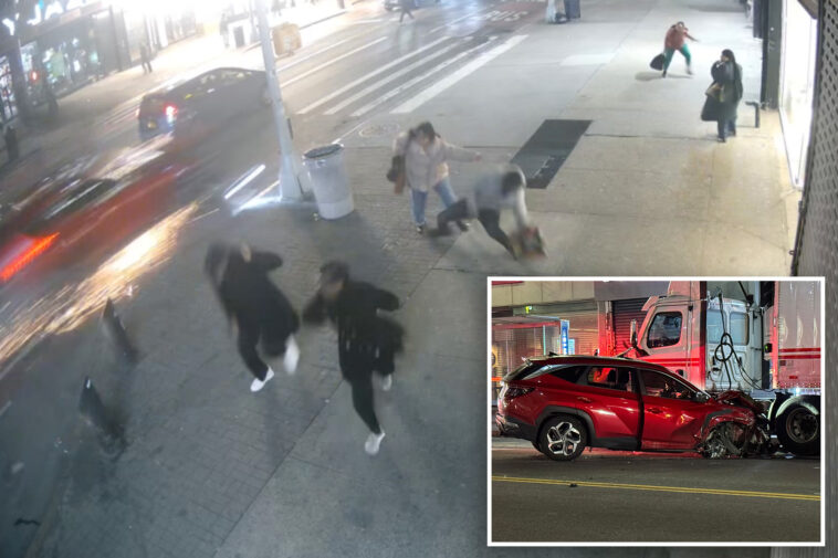 shocking-video-shows-sparks-fly-as-out-of-control-driver-appears-to-drag-cyclists-down-busy-harlem-street-in-fatal-crash