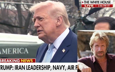 watch:-president-trump-reacts-to-the-death-of-chuck-norris