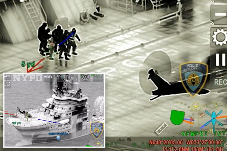 see-it:-nypd-aviation-unit-lands-on-ship,-rescues-man-at-sea