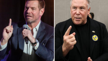 eric-swalwell-skips-votes-to-push-governor-campaign-at-la-tycoon’s-$23m-mansion