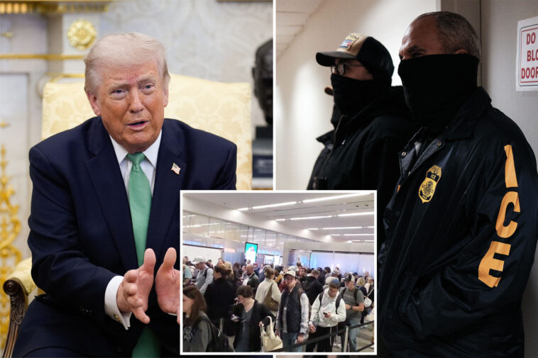 trump-deploying-ice-to-airports-on-monday-to-ease-crowded-tsa-lines-—-as-nyc-travelers-face-security-line-hell