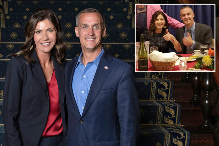 kristi-noem,-corey-lewandowski-mocked-by-pols-on-both-sides-of-aisle-at-dc-gridiron-dinner:-‘safe-word-—-pardon’  