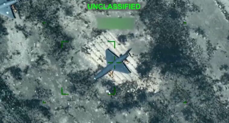 central-command-releases-unclassified-footage-of-us-military-blowing-up-iran’s-drone-capabilities-(video)