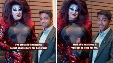 bizarre-moment-aoc-linked-millionaire-gets-drag-queen-to-endorse-him-for-nancy-pelosi’s-seat