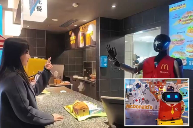 mcdonalds-in-chinese-city-pilots-humanoid-robots-to-serve-meals,-greet-customers