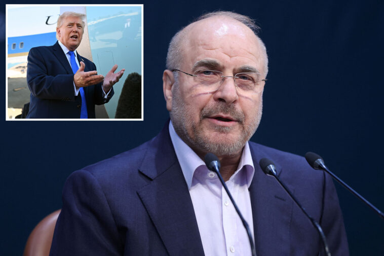 us-negotiating-with-iranian-parliament-speaker-mohammad-bagher-ghalibaf-after-trump-was-coy-on-which-leader-was-in-charge:-report