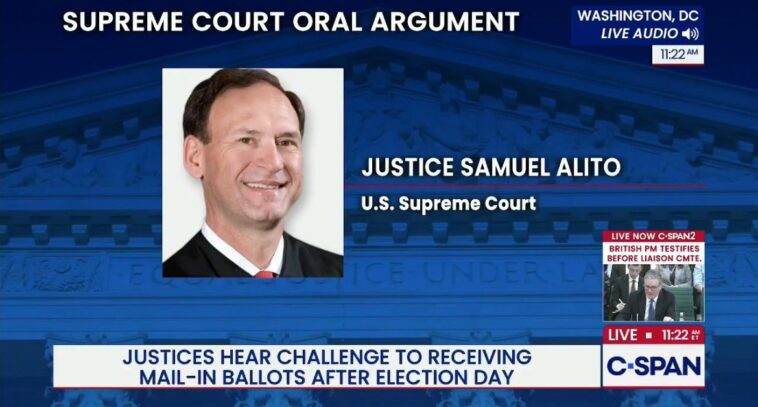 supreme-court-justice-alito-blasts-endless-counting-of-mail-in-ballots-(audio)