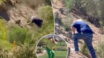 john-daly-‘bellyflops’-down-hill-during-golf-event-in-wild-moment