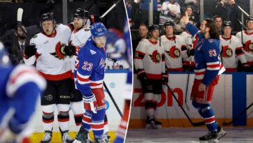 rangers-fall-flat-against-senators-after-honoring-mike-zibanejad’s-milestone