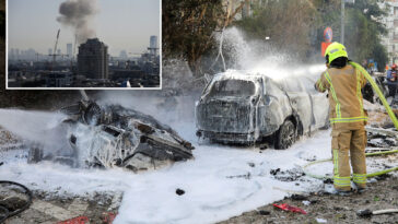 iran-launches-fresh-waves-of-missiles-into-israel,-6-injured-in-tel-aviv-attack