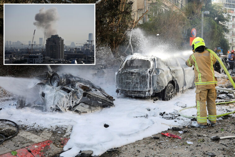 iran-launches-fresh-waves-of-missiles-into-israel,-6-injured-in-tel-aviv-attack