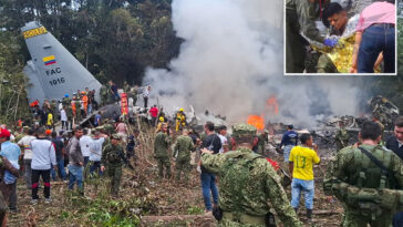 at-least-66-killed-in-military-plane-crash-in-colombia,-head-of-armed-forces-says