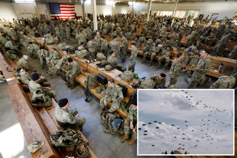 pentagon-prepares-3,000-troops-from-army’s-elite-82nd-airborne-for-iran-war-deployment