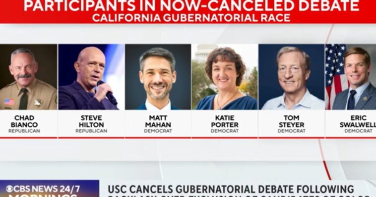 california-gubernatorial-debate-canceled-because-only-white-candidates-qualified-for-the-event-(video)
