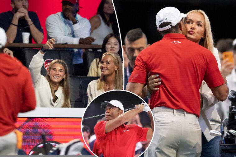 tiger-woods,-vanessa-trump-share-embrace-before-golfer’s-anticipated-tgl-return