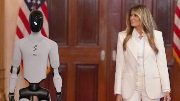 melania-trump-welcomes-humanoid-robot-to-white-house-for-historic-ai-summit