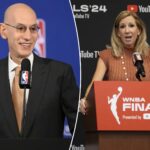 adam-silver-lauds-cathy-engelbert-but-stays-mum-on-her-future-as-wnba-commissioner