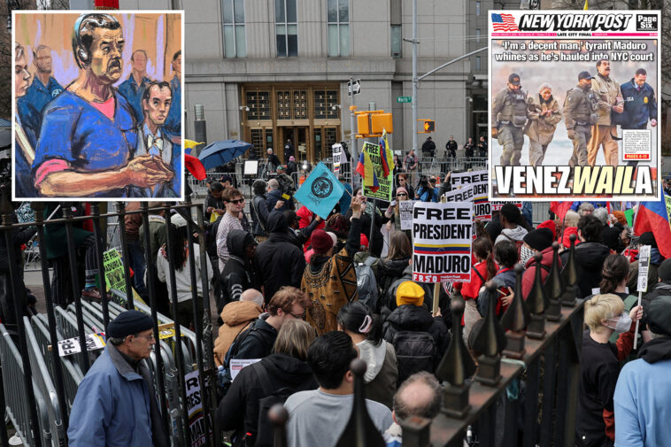 ousted-venezuelan-dictator-nicolas-maduro-returns-to-nyc-court-as-dueling-protests-clash-outside