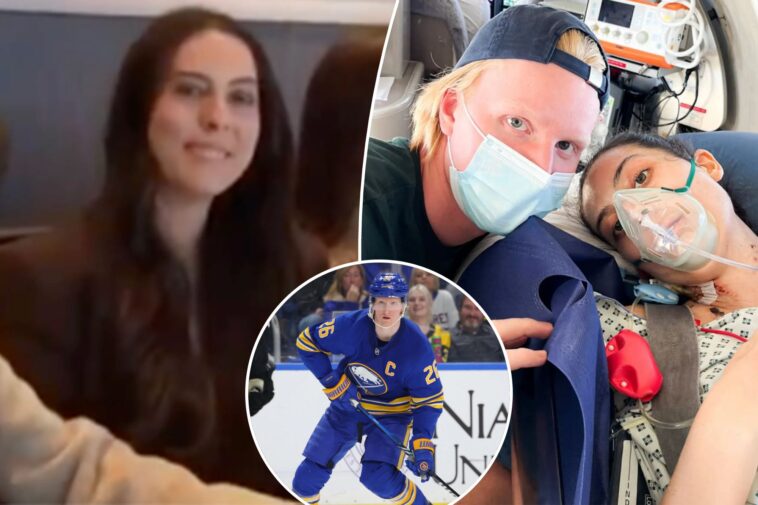 rasmus-dahlin’s-fiancee-receives-warm-welcome-in-buffalo-return-after-heart-transplant