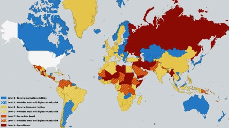 state-department-reveals-world’s-most-dangerous-countries-for-americans