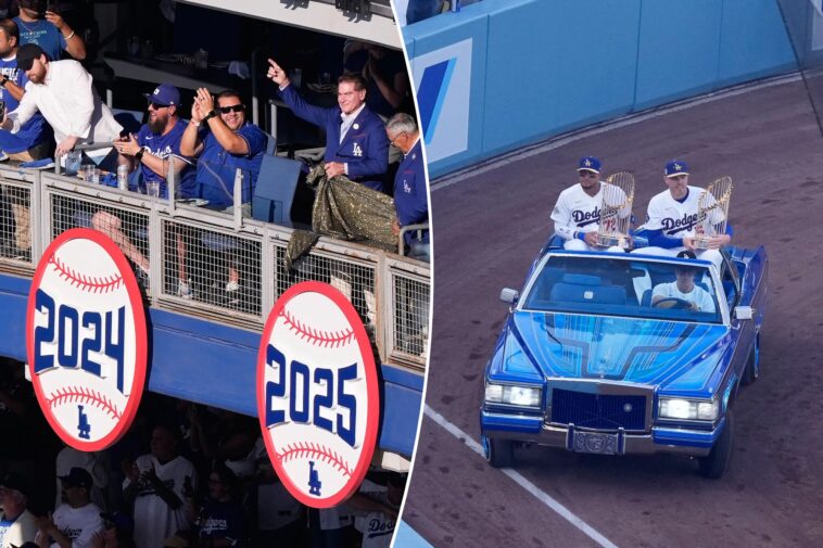 dodgers-celebrate-2025-world-series,-with-will-ferrell’s-help
