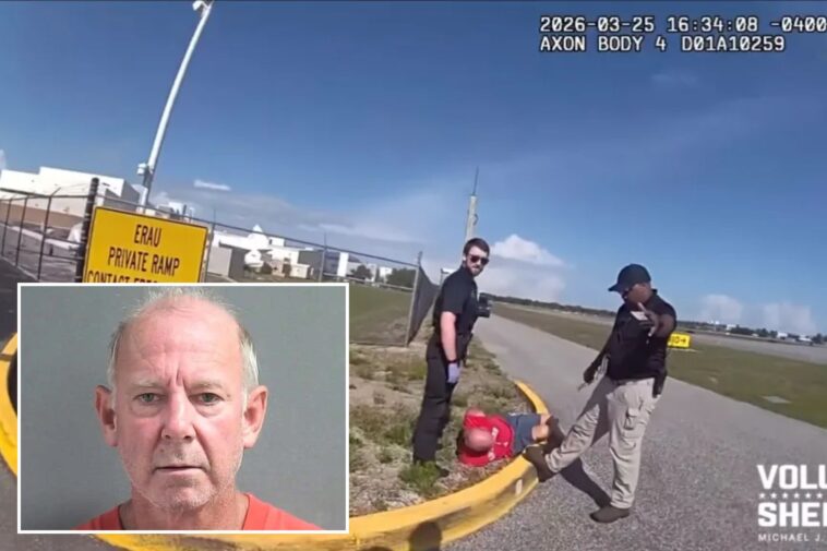 florida-man-confesses-to- ‘doing-all-kinds-of-drugs’-after-crashing-mustang-through-airport-gate,-trying-to-board-planes:-wild-video