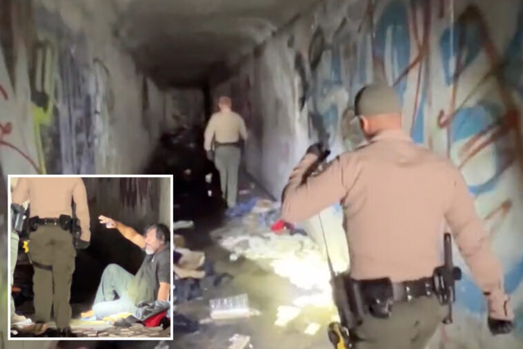 corridors-of-filth-as-authorities-clear-yet-another-homeless-encampment-inside-la-storm-drain
