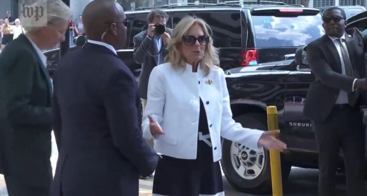 just-in:-secret-service-agent-shoots-himself-while-escorting-jill-biden-at-philadelphia-airport